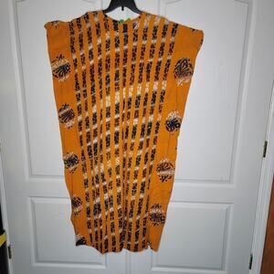 Womens House Dress ONE SIZE fits most Kaftan Beach CoverUp Cotton Colorful NEW